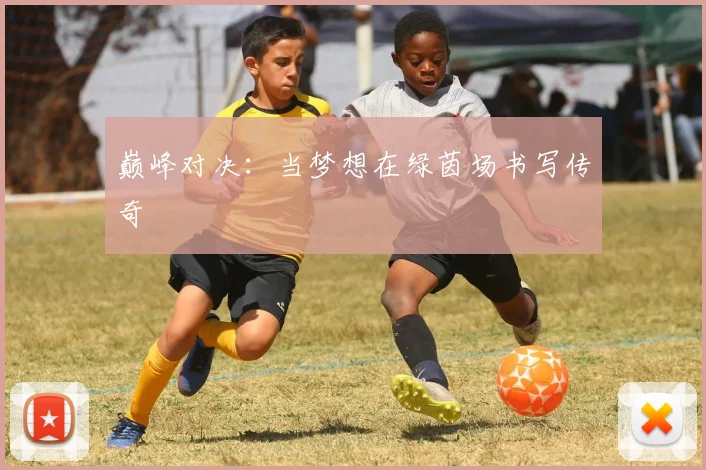 巅峰对决:当梦想在绿茵场书写传奇